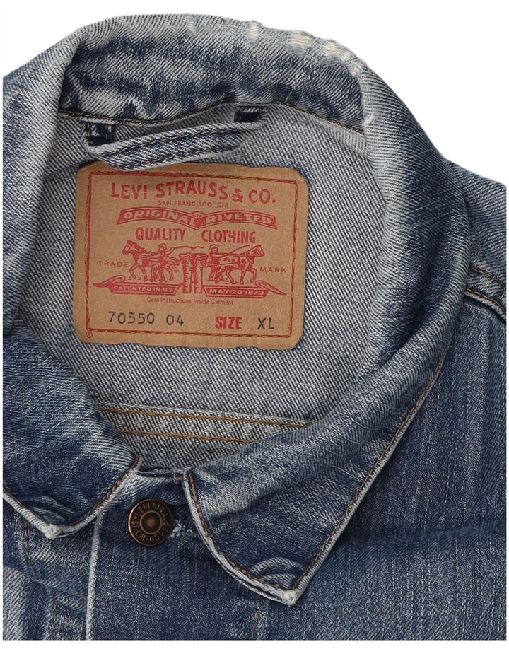 Ανδρικό τζιν Levi's Gilet UK 42 XL Blue