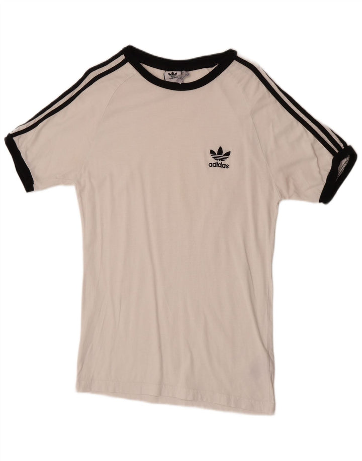 Ανδρικό T-Shirt Adidas Top μεγάλο λευκό βαμβακερό