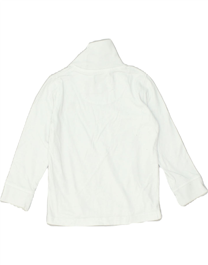 HARMONT & BLAINE Boys Roll Neck Top Long Sleeve 3-4 Years White Cotton | Vintage Harmont & Blaine | Thrift | Second-Hand Harmont & Blaine | Used Clothing | Messina Hembry 