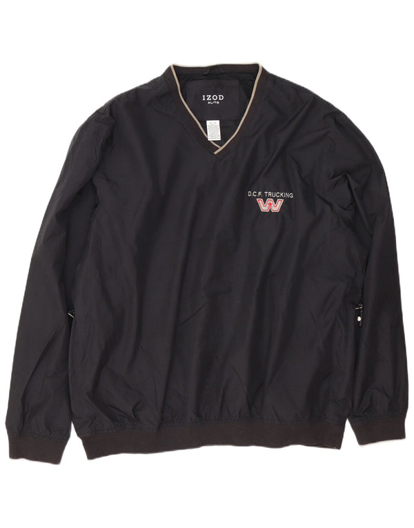 Izod Ανδρική φόρμα πουλόβερ Top Jacket XL Navy Blue Polyester