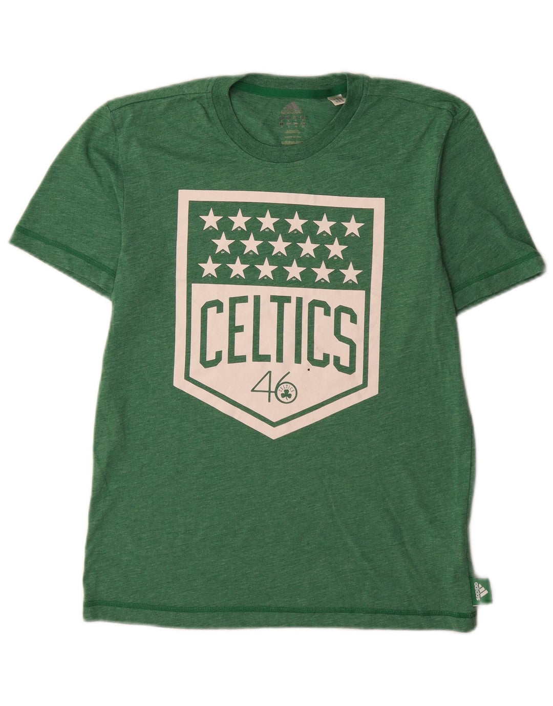 Γραφικό T-Shirt Adidas Ανδρικό Boston Celtics, Μικρό πράσινο πολυεστέρα