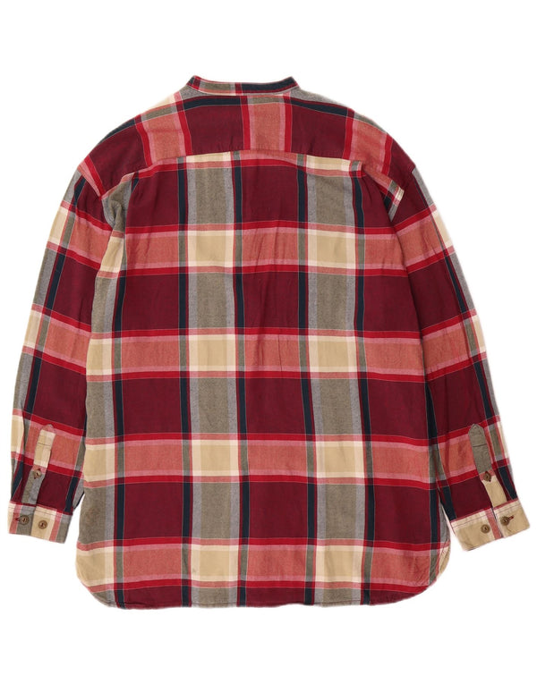 Γυναικείο πουκάμισο Eddie Bauer UK 16 Large Red Check Viscose