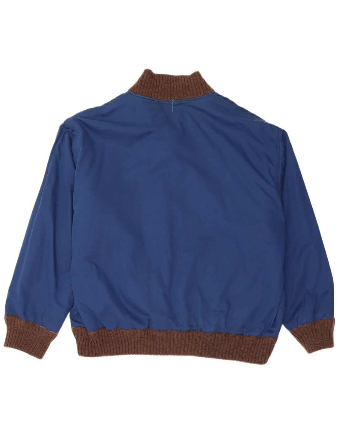 Ανδρικό πουλόβερ με αναστρέψιμη ζακέτα VINTAGE XL Brown Fair Isle