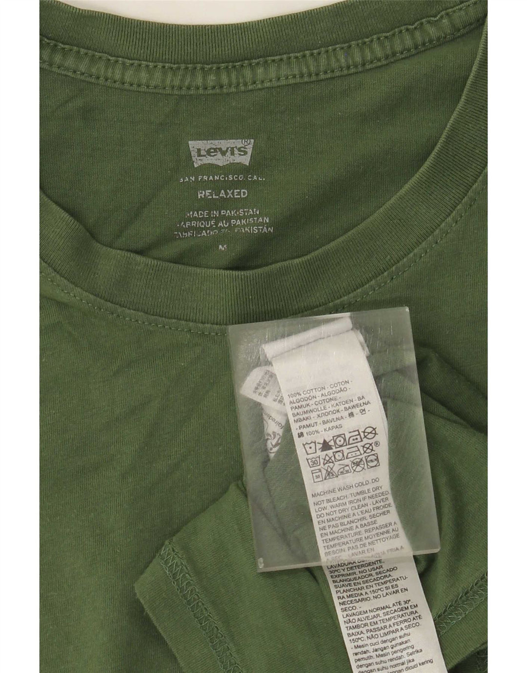 Ανδρικό T-Shirt Levi's Relaxed Top Μεσαίο πράσινο βαμβακερό