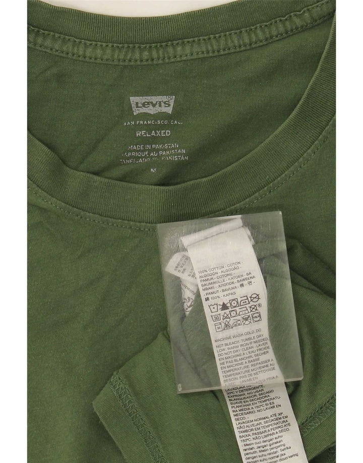 Ανδρικό T-Shirt Levi's Relaxed Top Μεσαίο πράσινο βαμβακερό