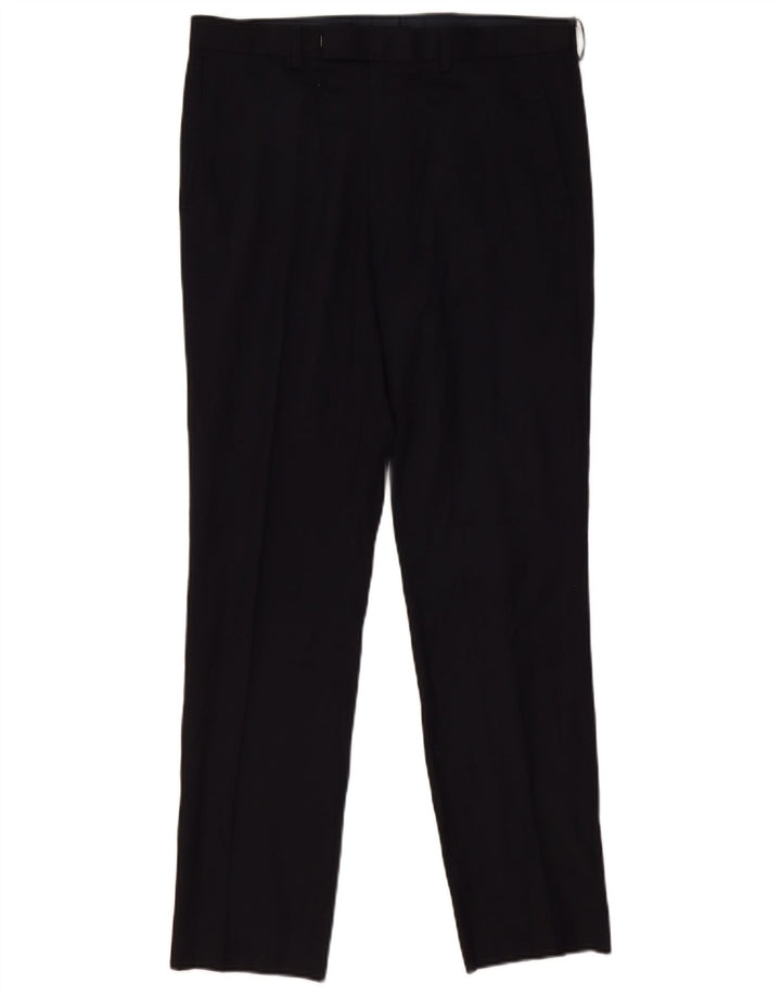 Marks & Spencer Γυναικείο Slim Suit Παντελόνι W32 L33 Navy Blue Polyester