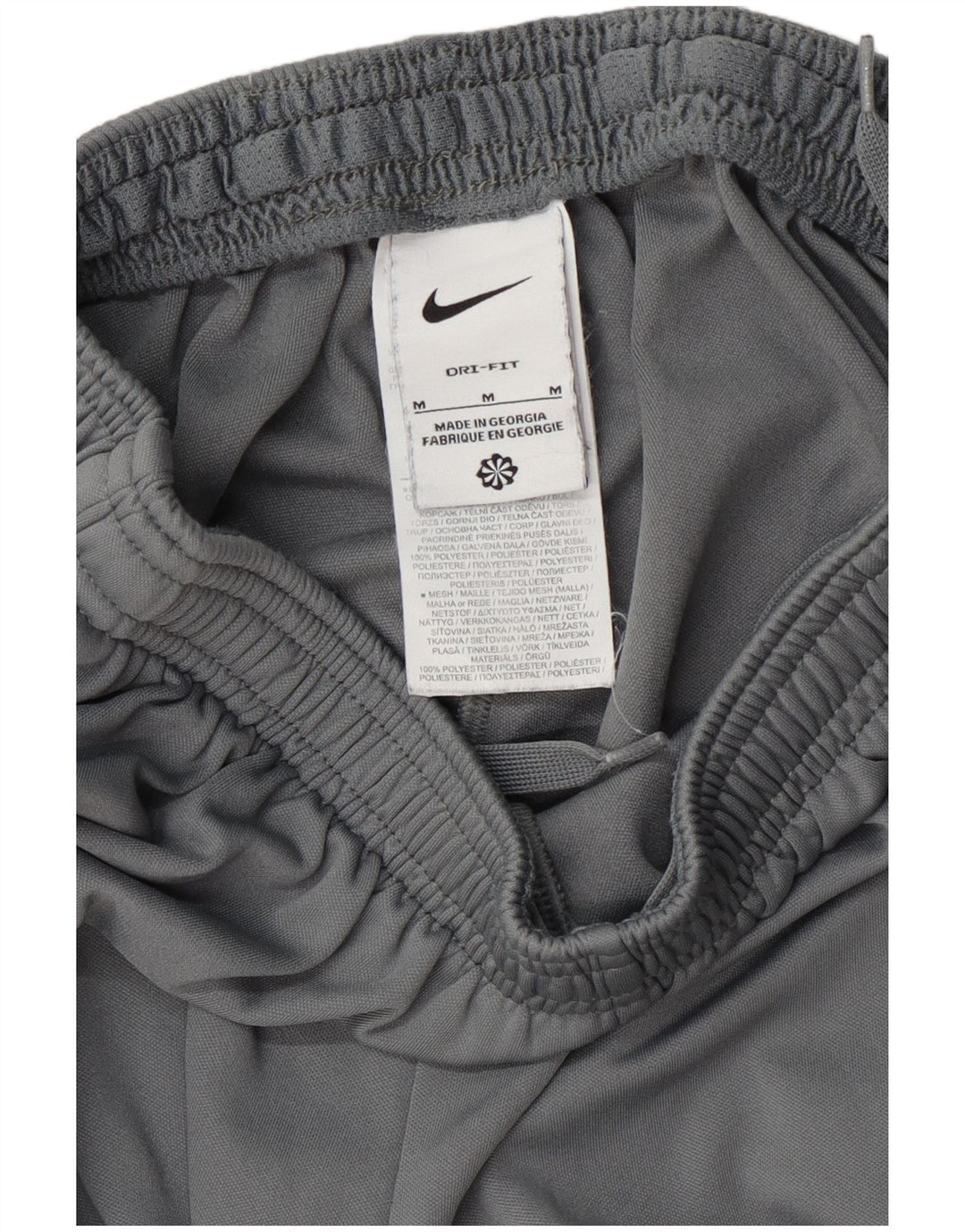 Ανδρικές φόρμες Nike Dri Fit Παντελόνια μεσαίου γκρι χρώματος πολυεστέρας