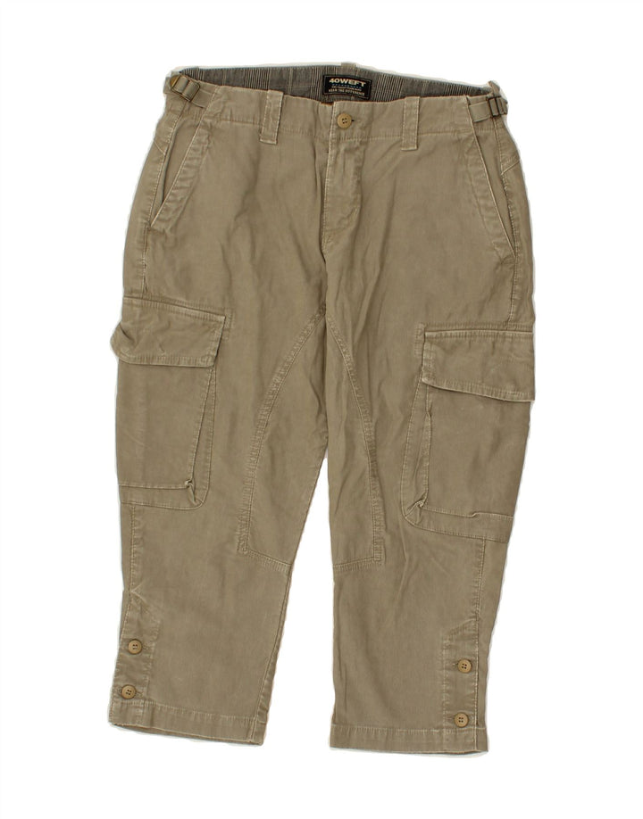 40WEFT Mens Cargo Bermuda Shorts W30 Medium Beige Cotton Vintage 40Weft and Second-Hand 40Weft from Messina Hembry 