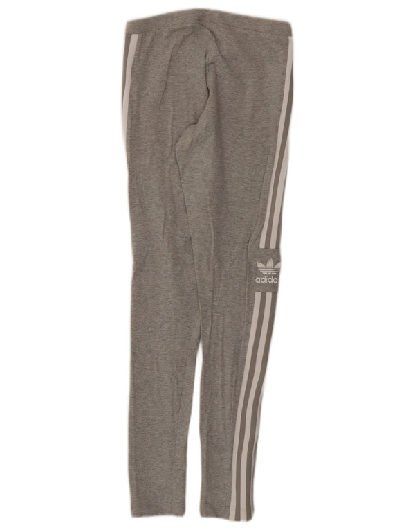 Adidas Γυναικείο Γραφικό Κολάν UK 8 Μικρό Γκρι Βαμβακερό