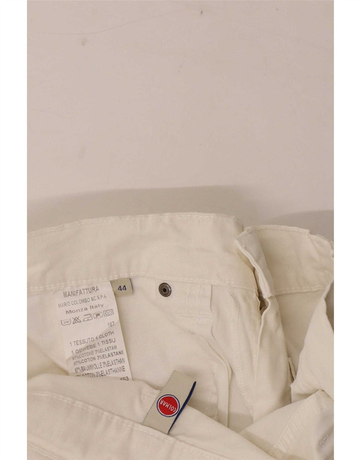 Colmar Γυναικείο Slim Jeans IT 44 Medium W30 L30 Λευκό βαμβακερό