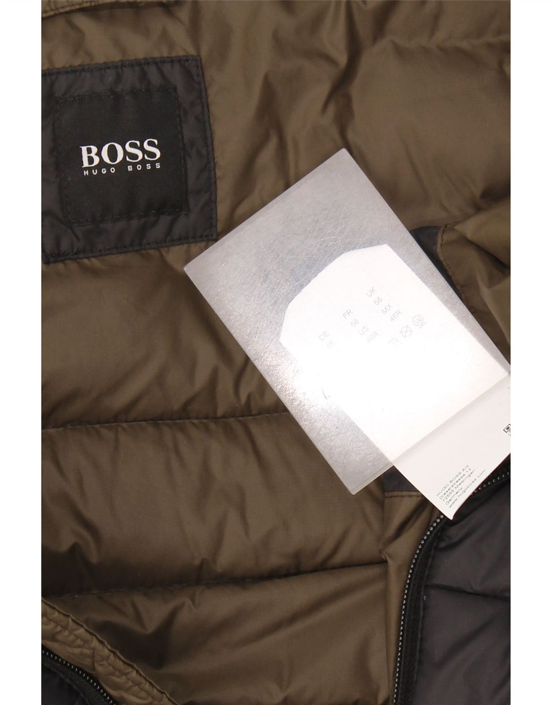 HUGO BOSS Ανδρικό Gilet με επένδυση EU 56 3XL Μαύρο Πολυαμίδιο