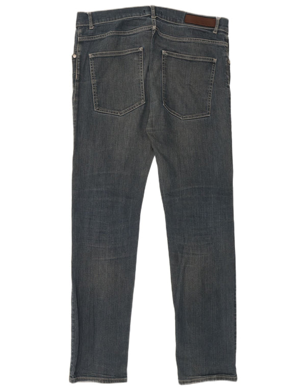 Zara Ανδρικό Slim Jeans EU 46 XL W36 L32 Μπλε βαμβακερό