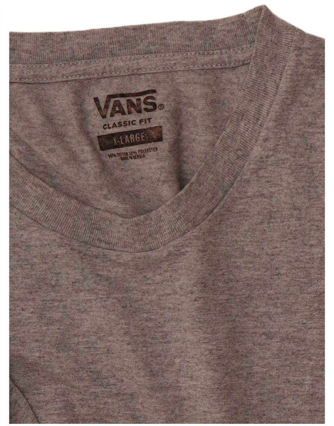 Ανδρικό T-Shirt VANS Classic Fit Top XL Μαύρο Colourblock Βαμβακερό