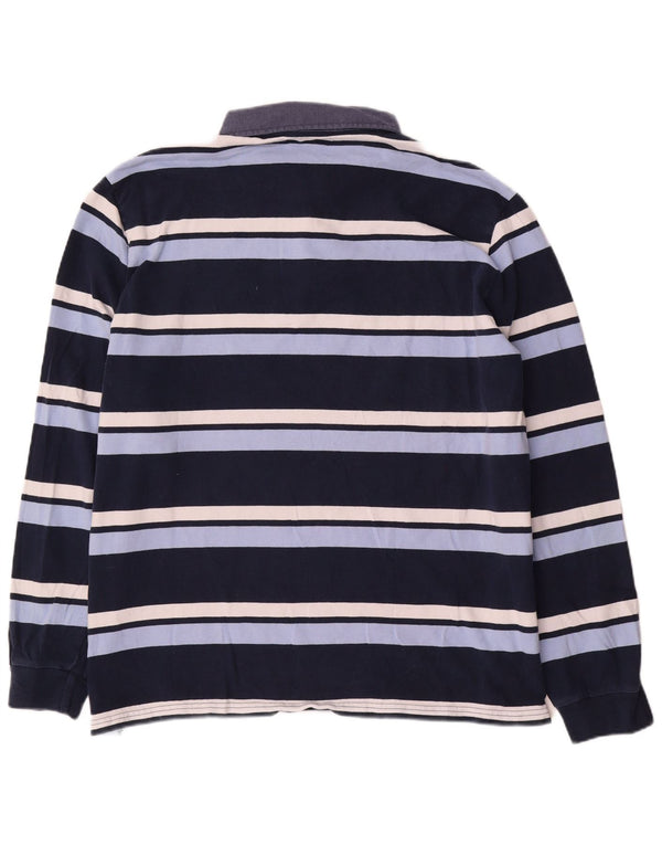 Marks & Spencer Ανδρικό Μπλουζάκι Ράγκμπι Πόλο 3XL Navy ριγέ