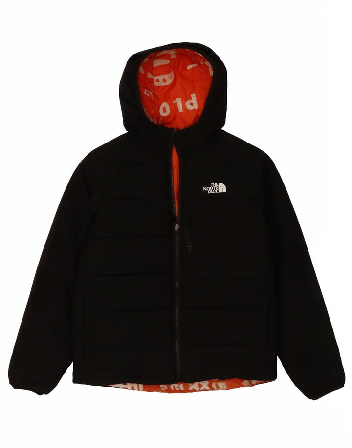 The North Face Boys Hooded Reversible Jacket 13-14 Years μεγάλο μαύρο