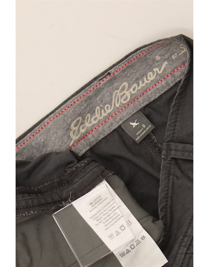 EDDIE BAUER Γυναικείο σορτς Chino US 8 Medium W32 Γκρι βαμβακερό