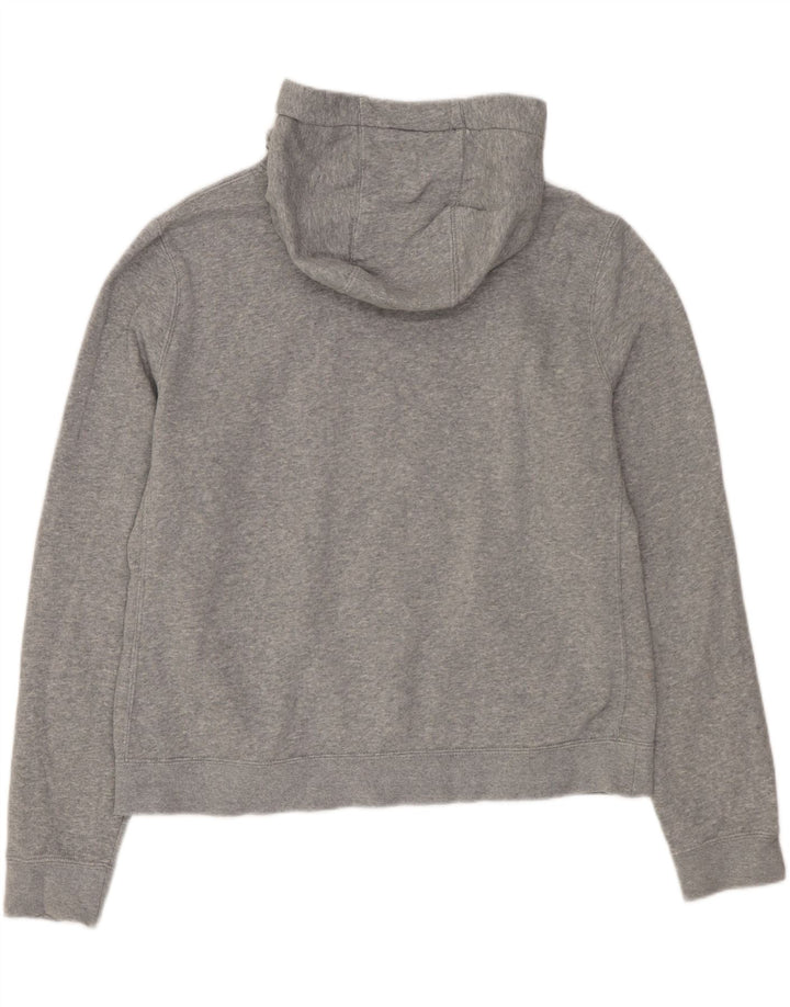 Nike γυναικείο φούτερ με κουκούλα UK 14 βαμβακερό μεσαίο γκρι