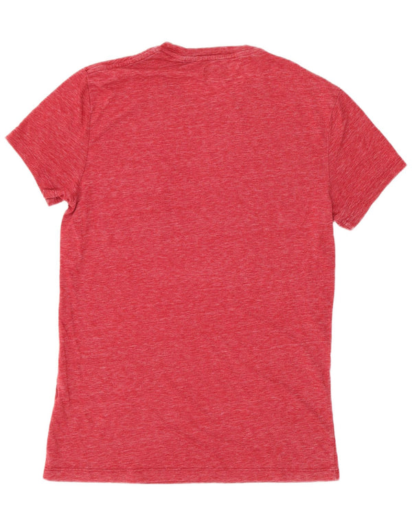 Jack Wills Ανδρικό T-Shirt Top Μικρό κόκκινο βαμβακερό