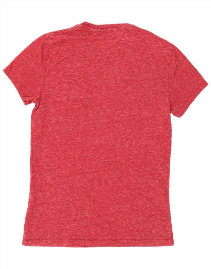 Jack Wills Ανδρικό T-Shirt Top Μικρό κόκκινο βαμβακερό
