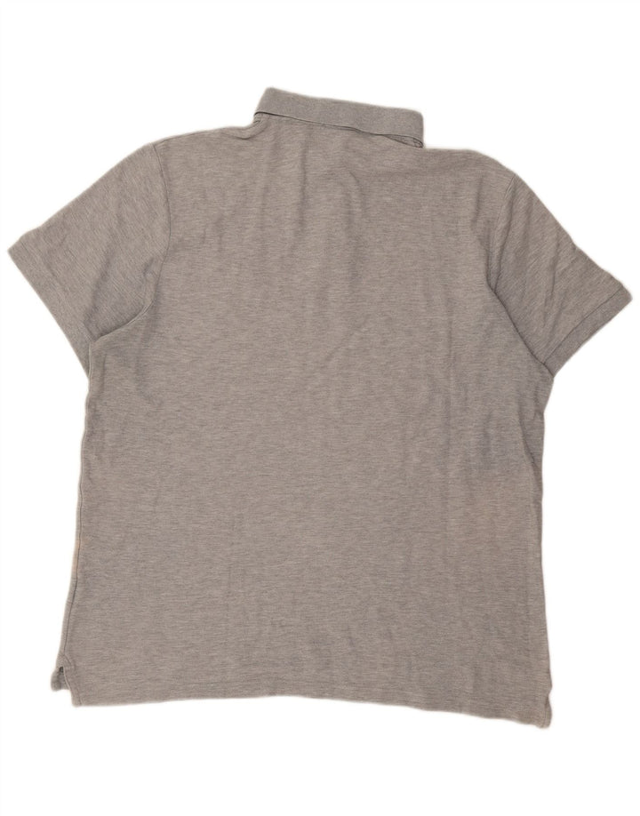 NIKE Mens Polo Shirt 2XL Grey Cotton