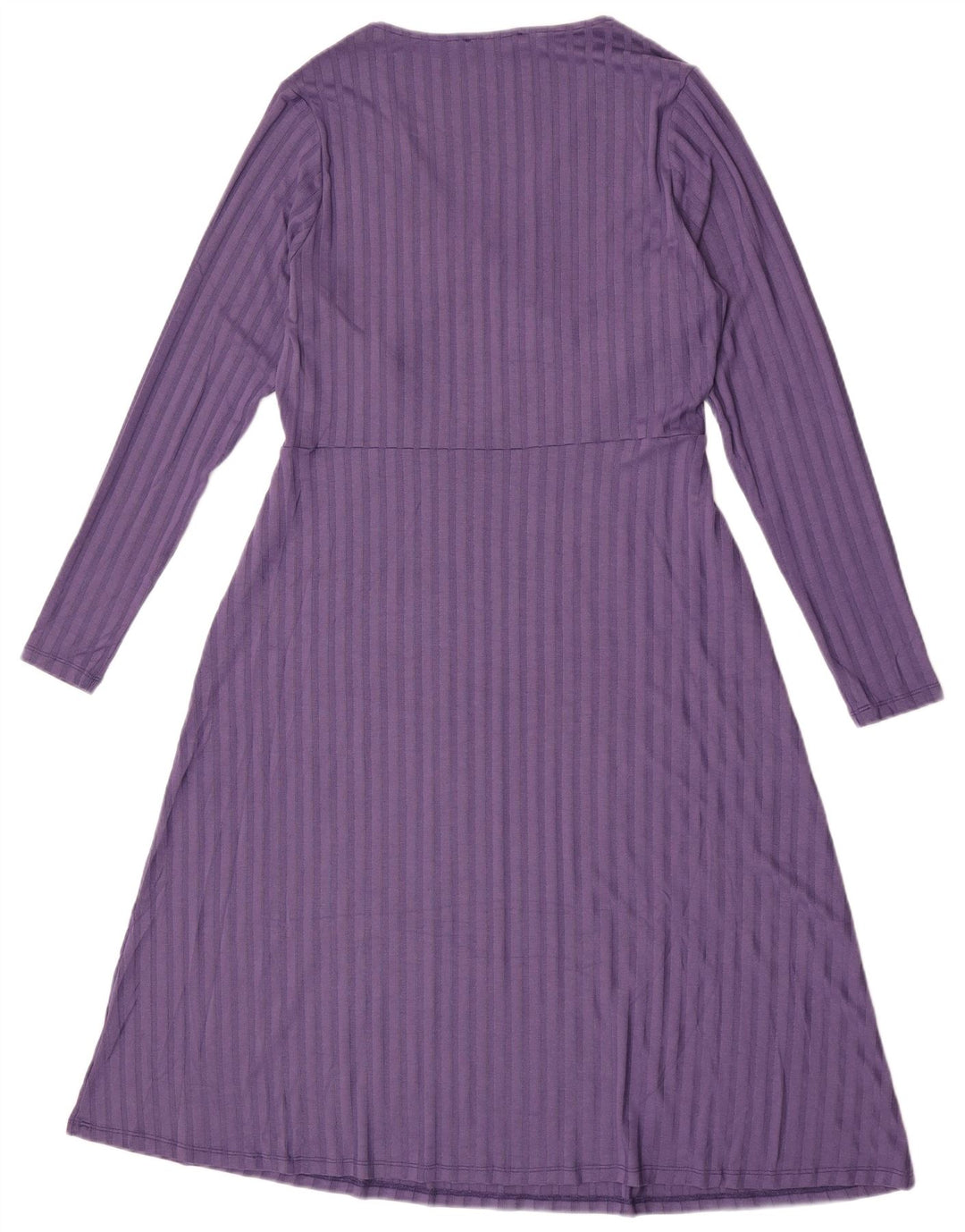 Marks & Spencer Γυναικείο φόρεμα A-Line UK 14 Medium Purple ριγέ