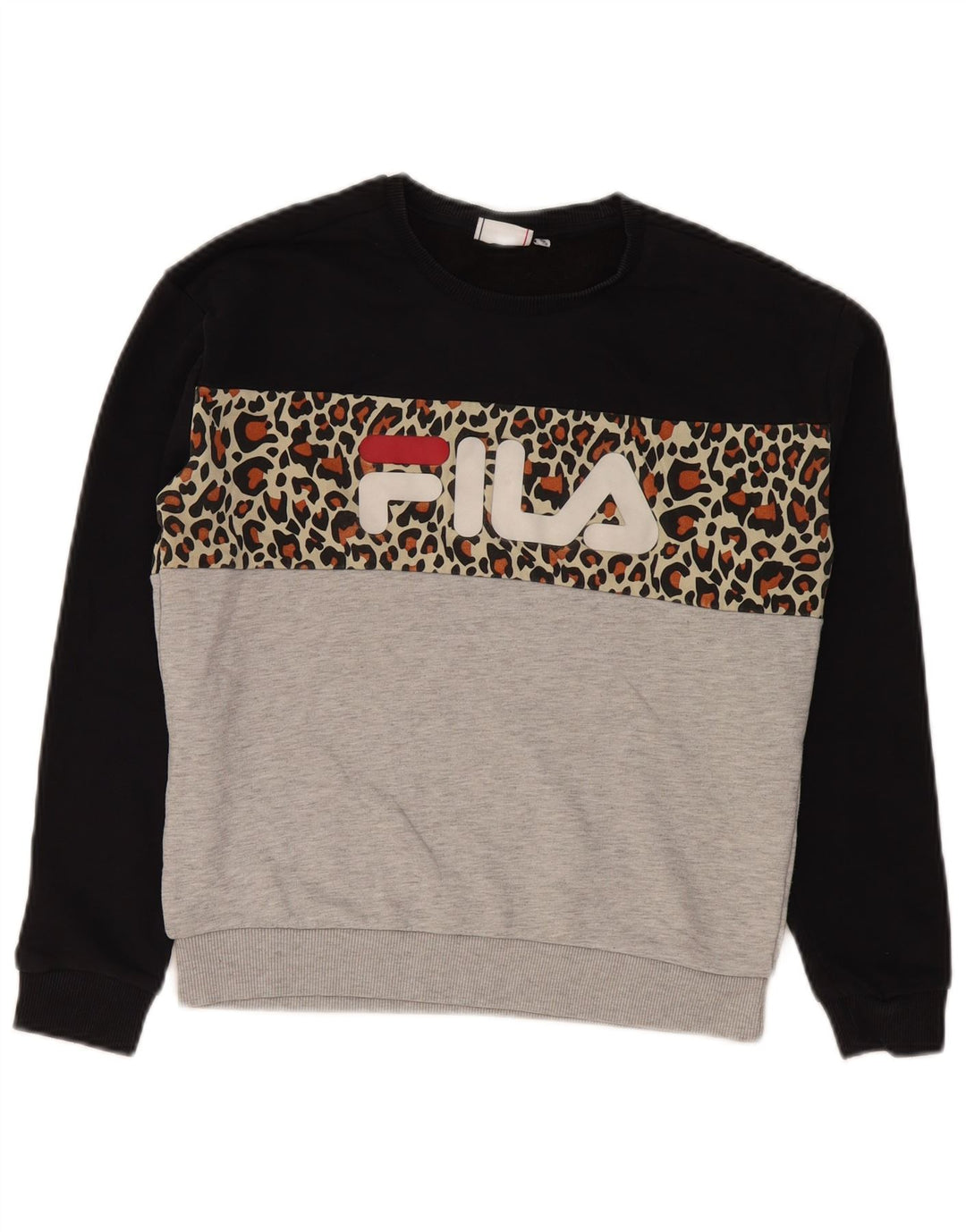 Fila Γυναικείο Γραφικό Φούτερ Jumper UK 10 Small Πολύχρωμο