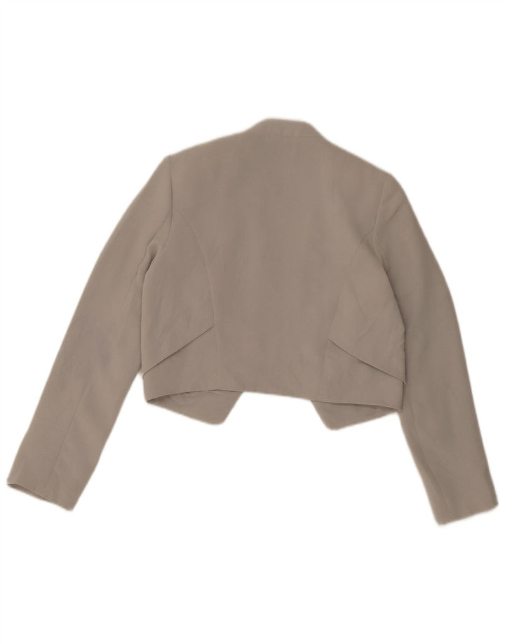 Topshop Γυναικείο μπουφάν Bolero UK 8 Small Grey Polyester
