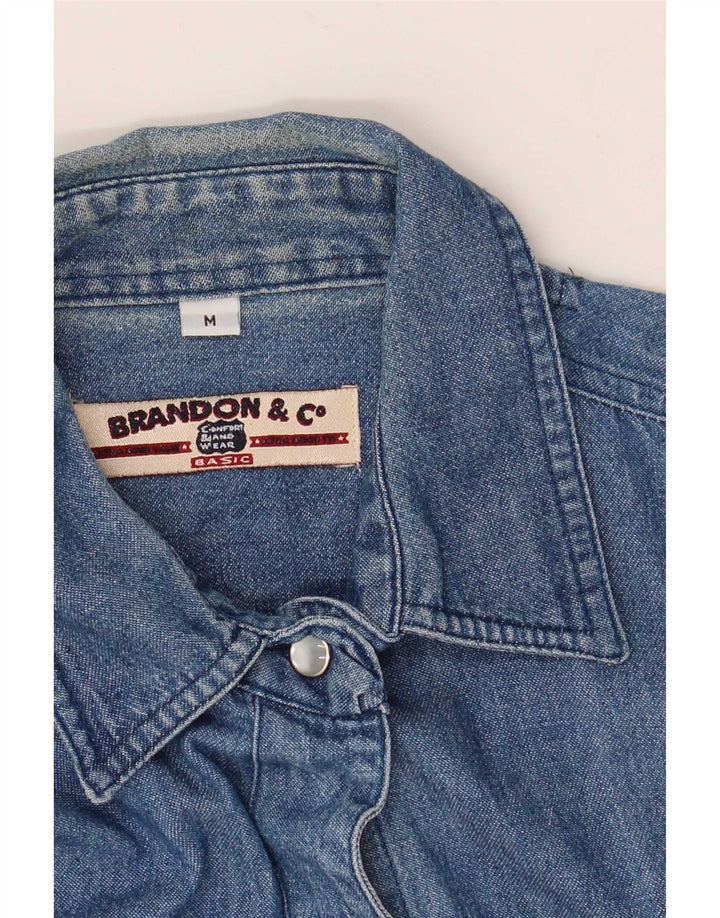 Brandon & C Γυναικείο αμάνικο τζιν πουκάμισο UK 14 Medium Blue