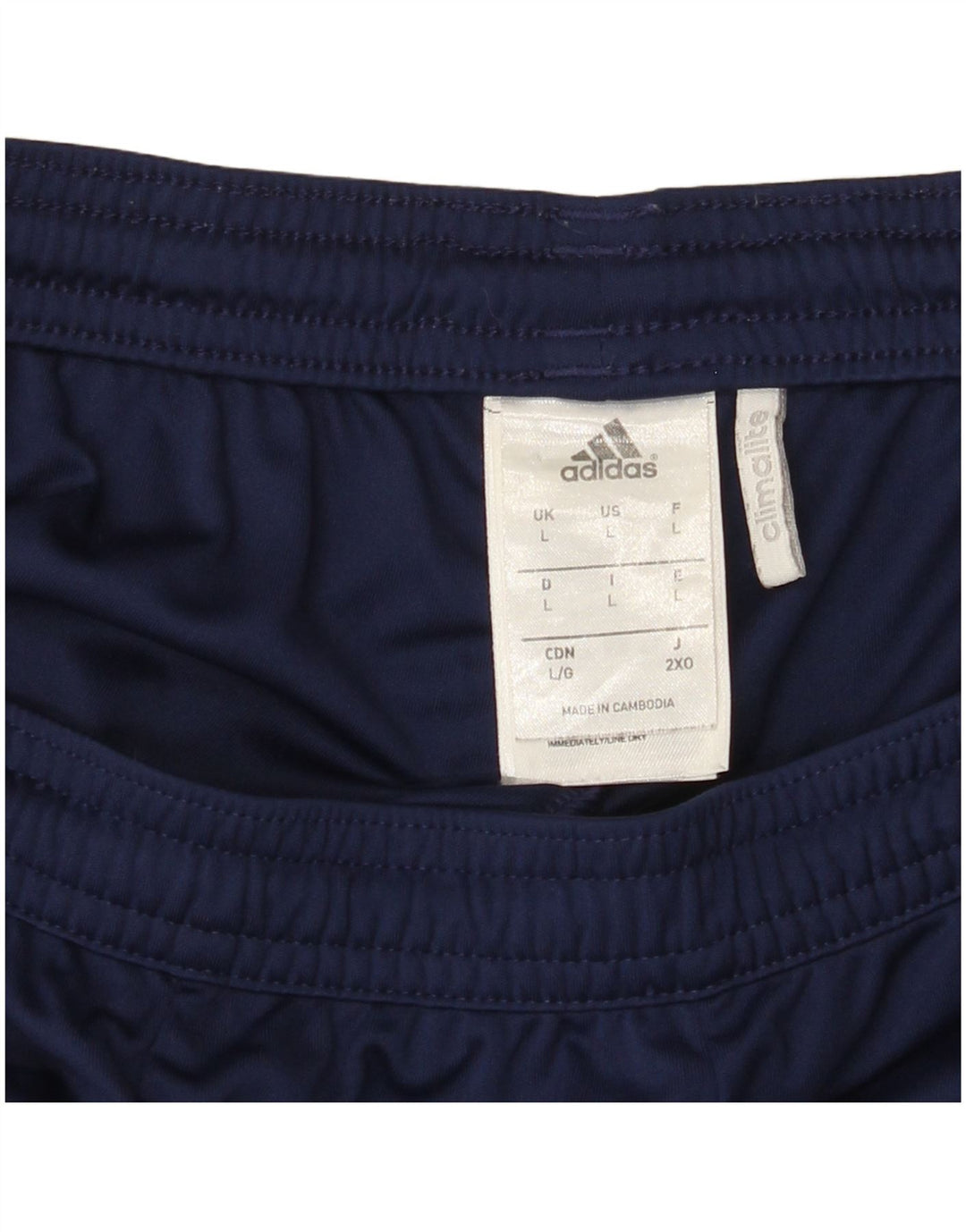 Ανδρικό αθλητικό σορτς Adidas Climalite Μεγάλο μπλε ναυτικό πολύχρωμο πολυεστέρα