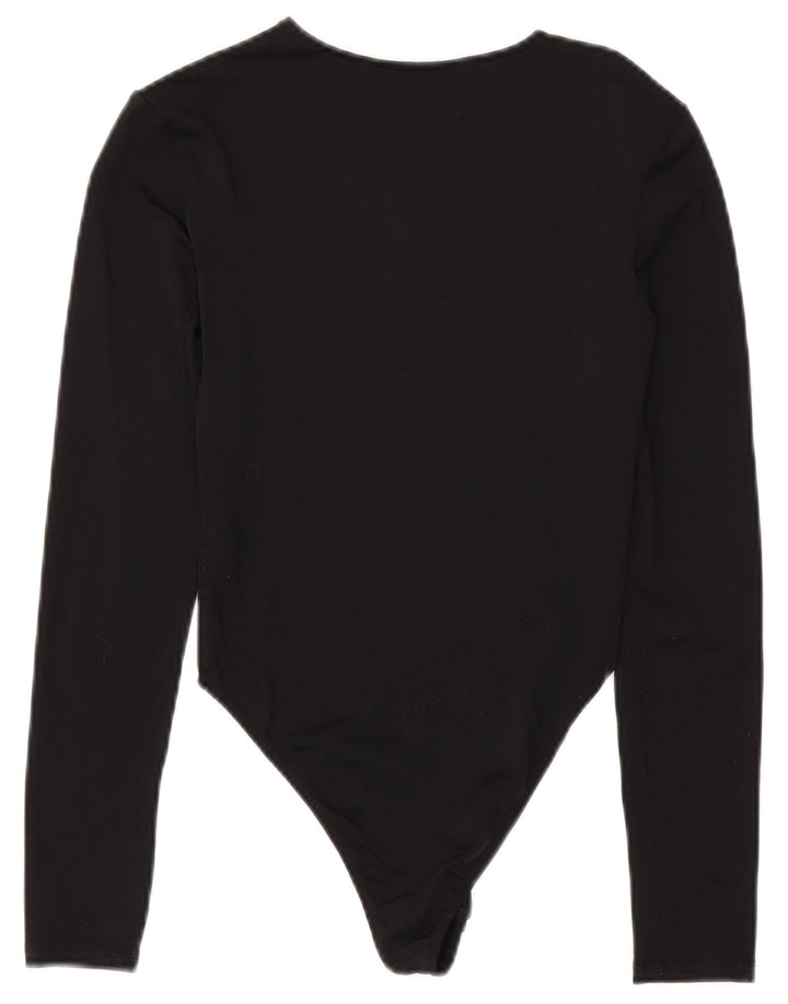 Zara Γυναικείο μακρυμάνικο κορμάκι UK 8 Small Black Polyamide