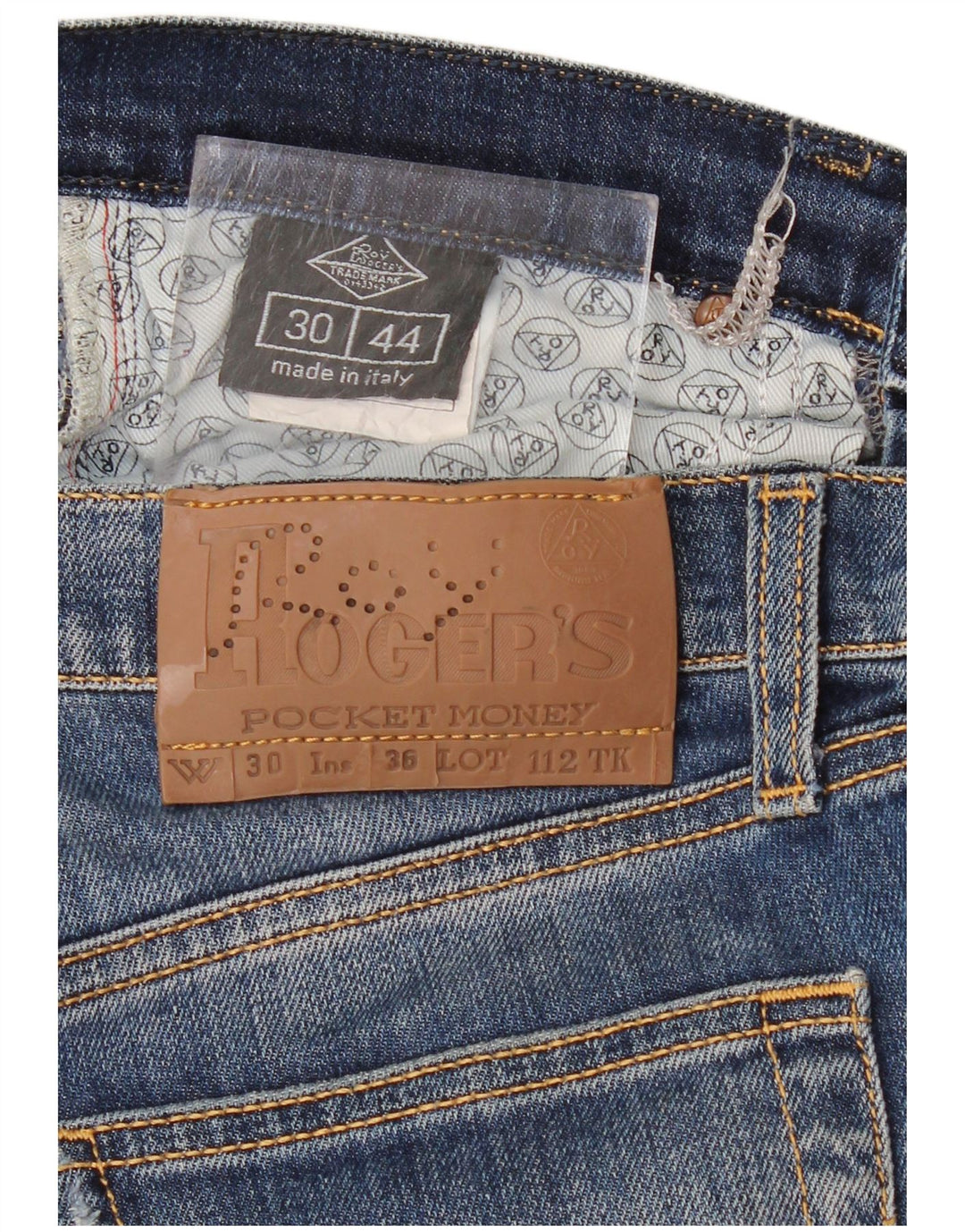 Roy Rogers Ανδρικό Slim Jeans W30 L34 Μπλε βαμβακερό