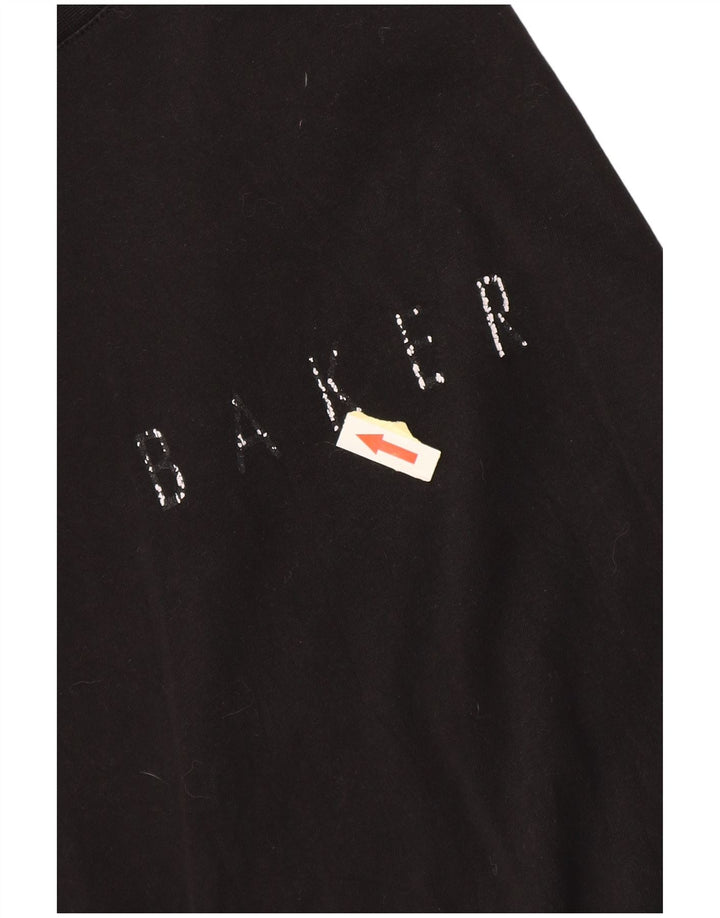 Ανδρικό T-Shirt γραφικό Ted Baker Top Size 3 Μεσαίο Μαύρο