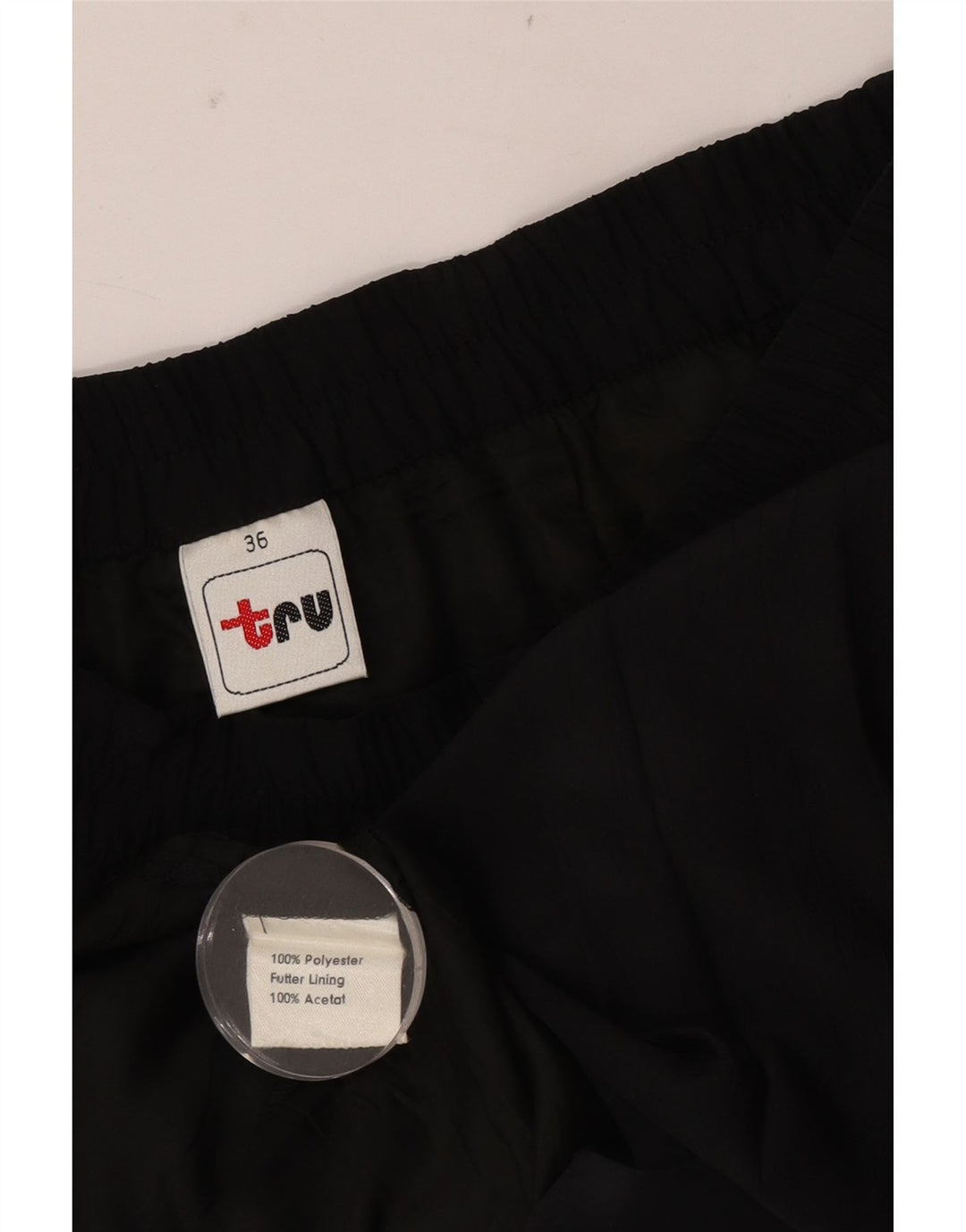 Tru Γυναικεία Midi Knife Πλισέ Φούστα W36 XL Μαύρη Πολυεστέρας