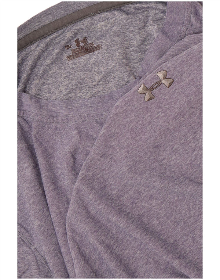 Ανδρικό T-Shirt UNDER Armour Top XL Purple Flecked