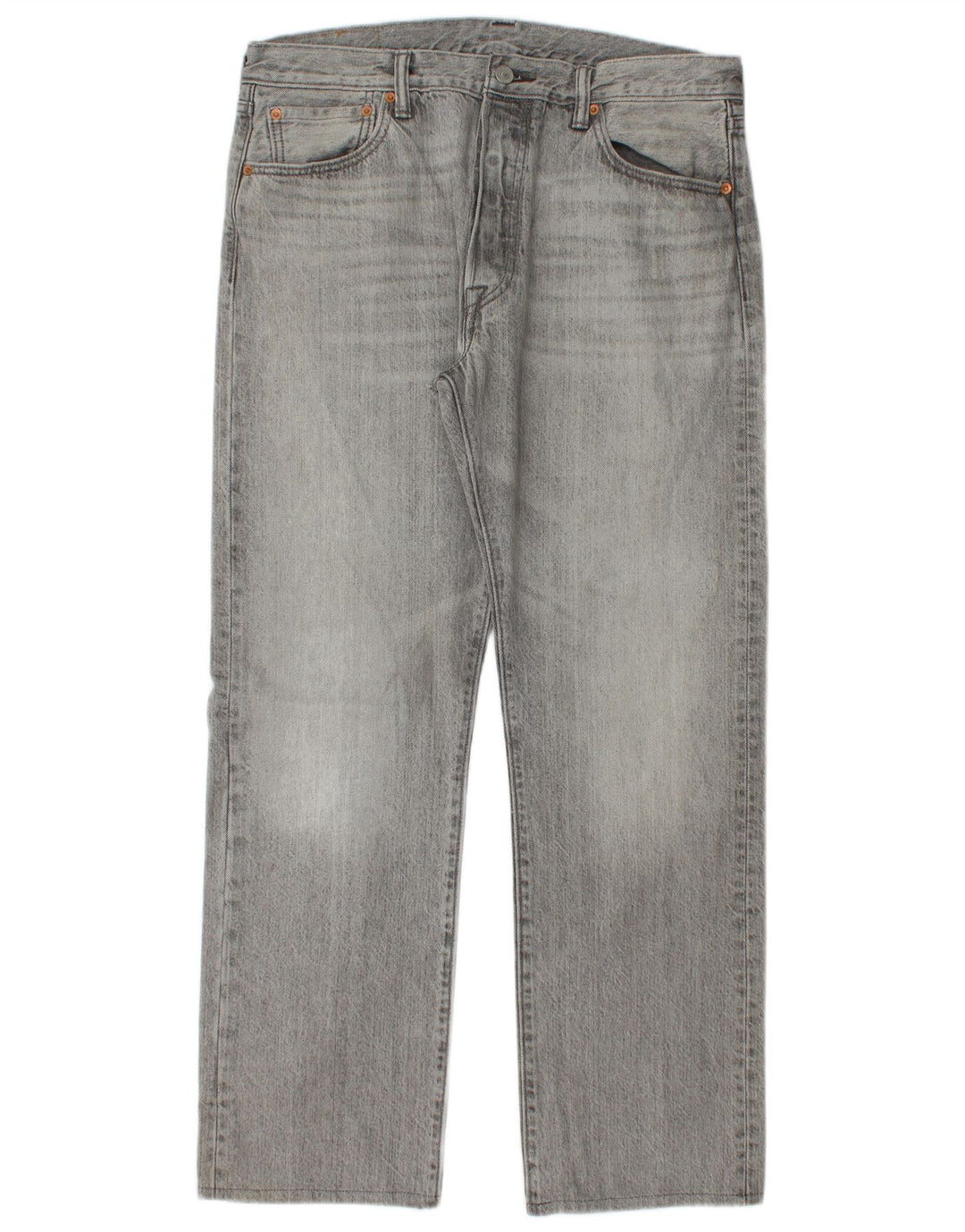 LEVI'S Ανδρικό τζιν 501 ίσιο W34 L30 Γκρι βαμβακερό