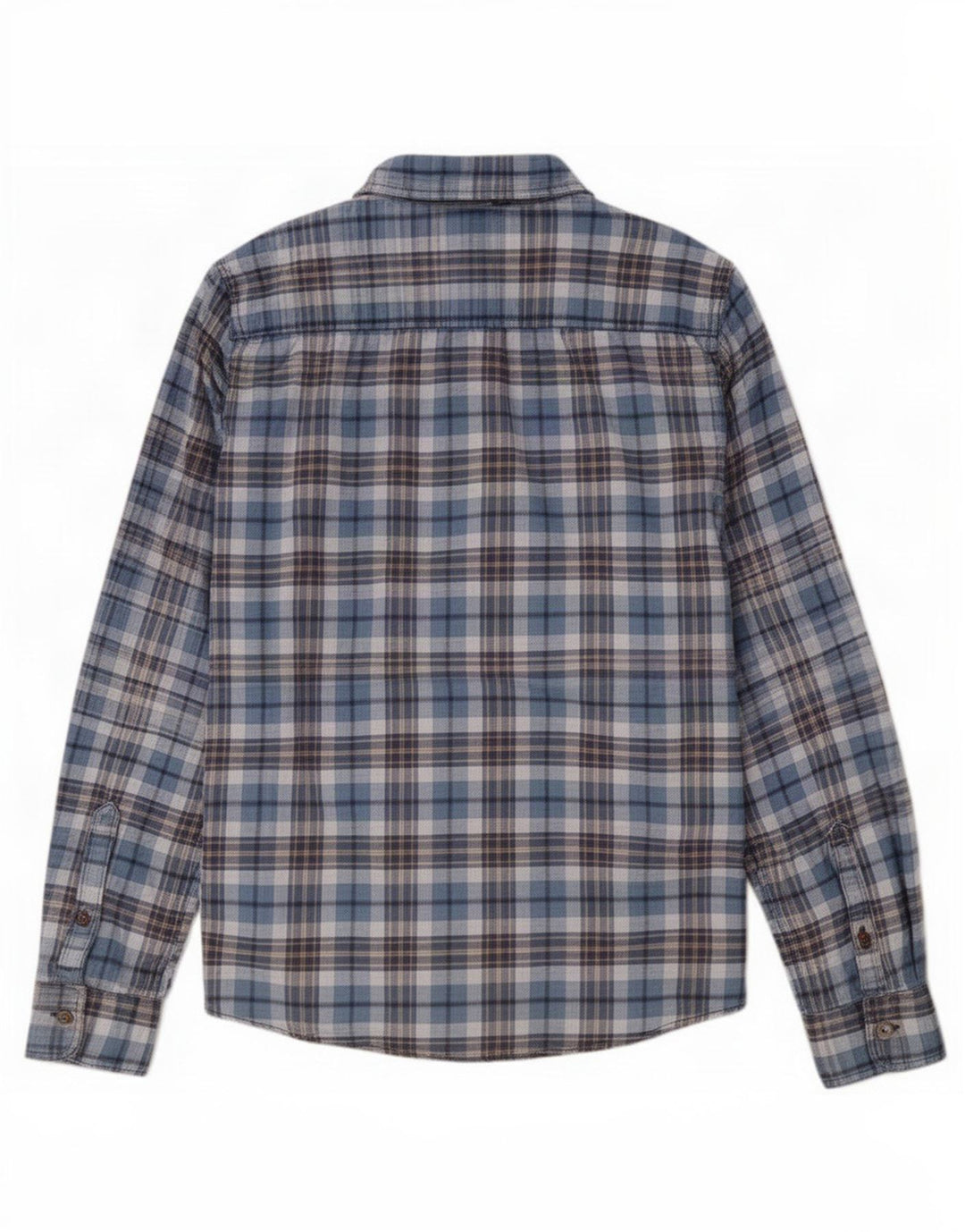 Ανδρικό πουκάμισο Fat Face Medium Blue Check Cotton