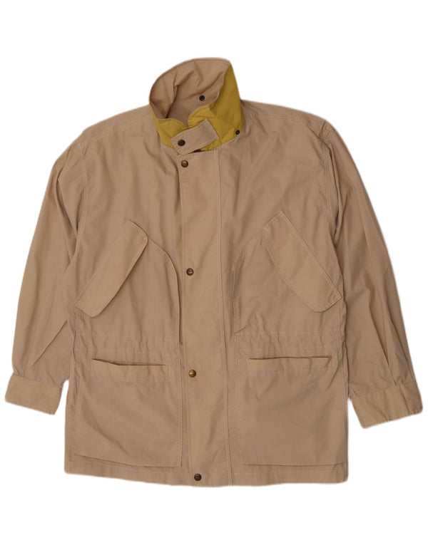 Vintage Mens Utility Jacket UK 42 XL Beige