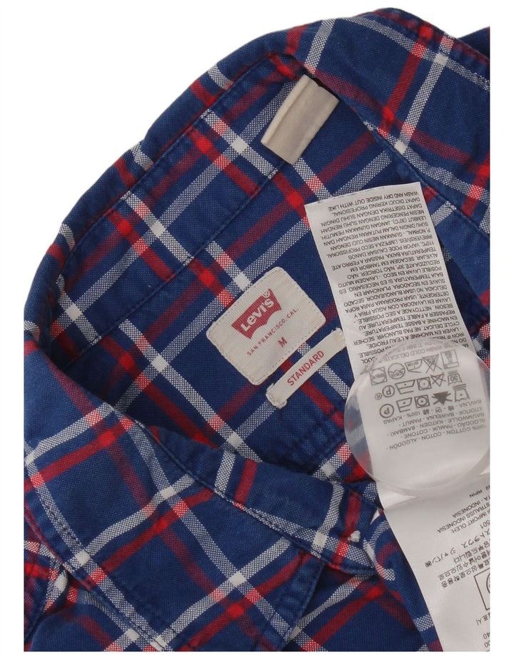 Ανδρικό πουκάμισο Levi's Standard Fit Medium Blue Check Cotton