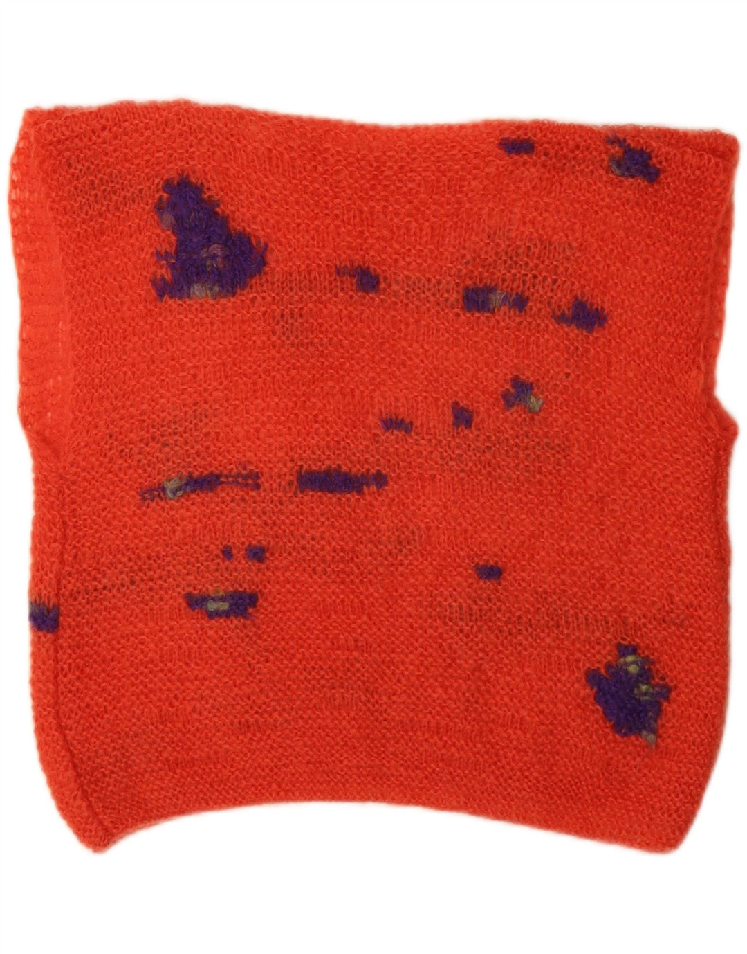 VINTAGE Γυναικείο Γιλέκο Tank Top UK 1Medium Orange