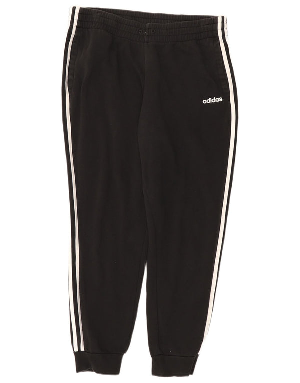 Γυναικεία αθλητική φόρμα Adidas Παντελόνι Joggers UK 16 Large μαύρο βαμβακερό