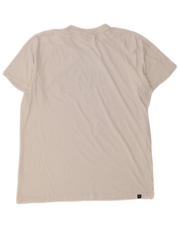 Ανδρικό γραφικό T-Shirt Puma Top Large Λευκό