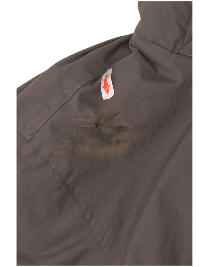 Ανδρικό μπουφάν SUPERDRY με κουκούλα αντιανεμικό UK 38 Medium Grey Nylon