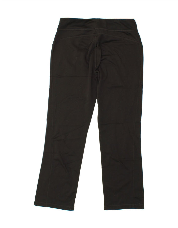 EDDIE BAUER Womens Tracksuit Trousers UK 14 Large Black Polyester Vintage Eddie Bauer and Second-Hand Eddie Bauer from Messina Hembry 