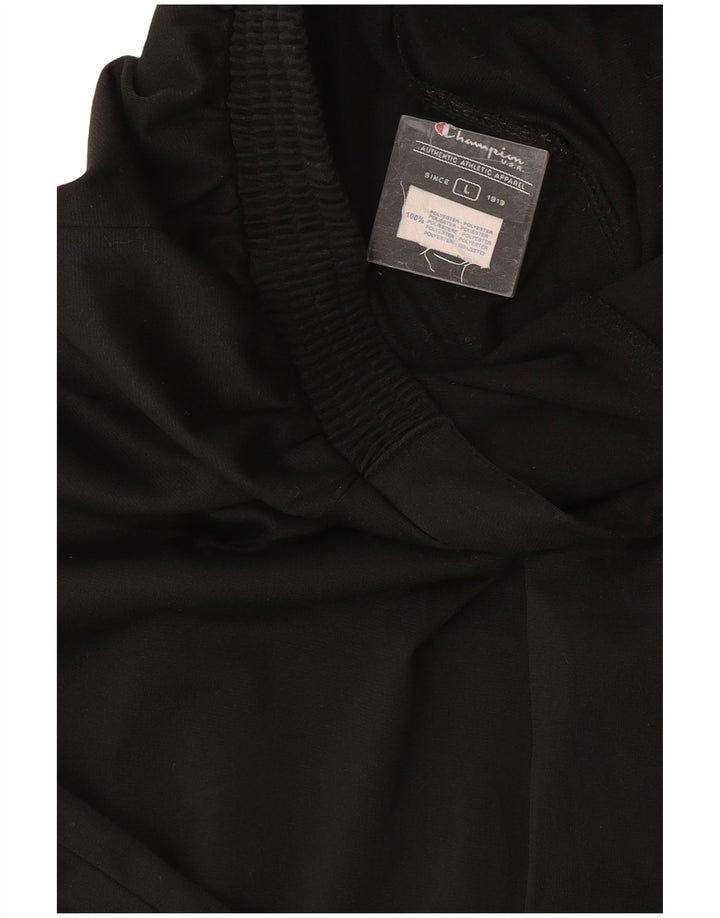 Champion Γυναικεία φόρμα Flare Παντελόνι UK 14 Large Μαύρο Πολυεστέρας