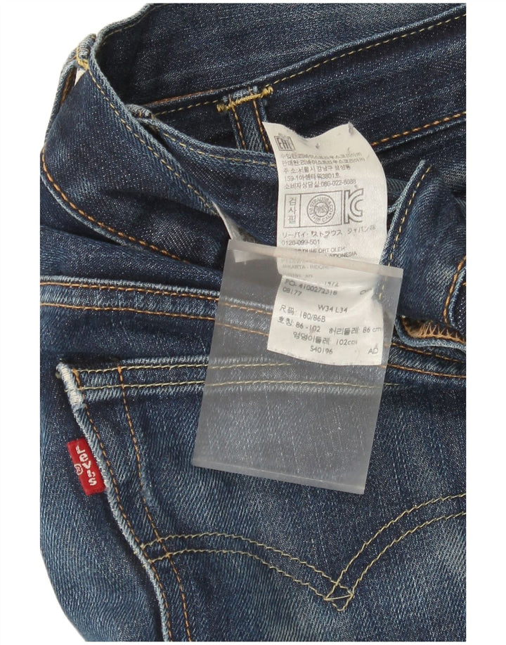 Ανδρικό τζιν Levi's Straight W34 L30 Blue