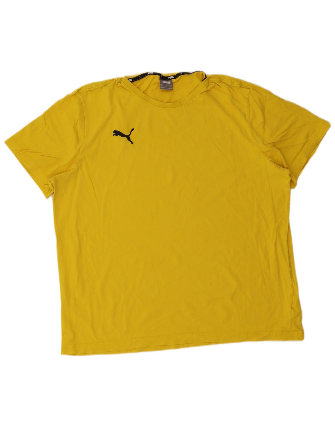 Ανδρικό T-Shirt Puma Top 2XL Κίτρινο βαμβακερό