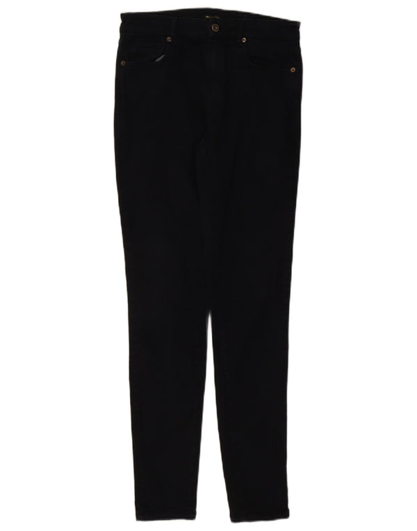 Massimo Dutti Γυναικεία Skinny Jeans EU 38 Small W28 L29 Μαύρο βαμβακερό