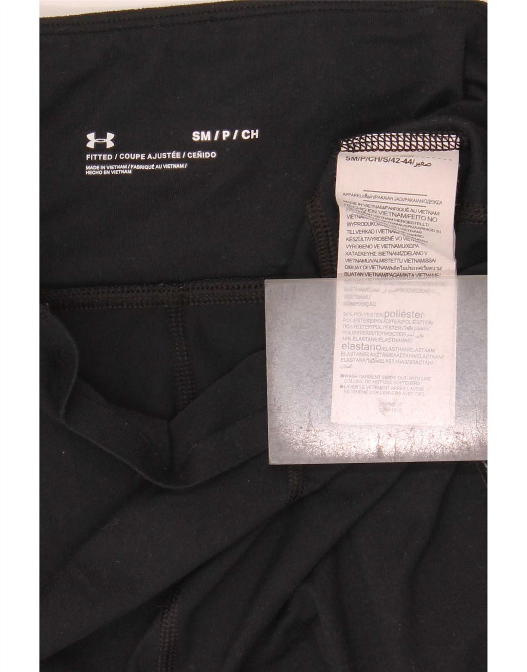 Under Armour Γυναικείο κολάν UK 10 Small Black Colourblock Πολυεστέρας
