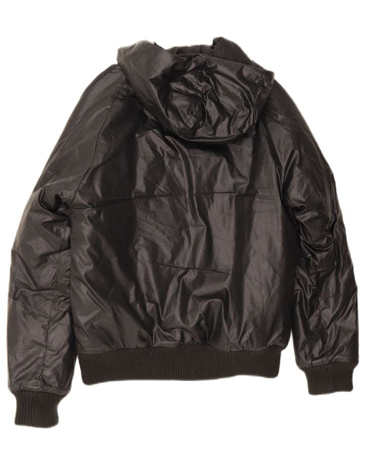 Ανδρικό μπουφάν με κουκούλα Adidas UK 36 Small Black Polyester