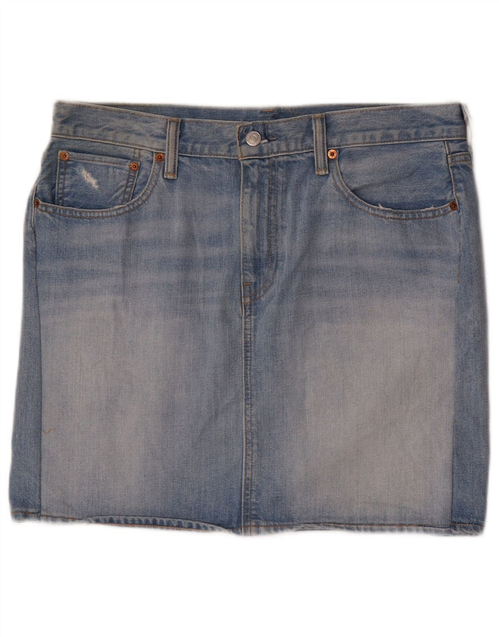Γυναικεία Μίνι Τζιν Φούστα Levi's W31 Μεσαίο Μπλε